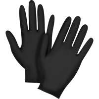 Emballages de gants jetables pour machine distributrice, Petit, Nitrile, 5 mils, Sans poudre, Noir, Classe 2 Rideout Tool & Machine Inc.