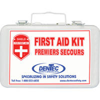 Shield™ First Aid Kit, CSA Type 1 Personal, Personal (1 Worker), Metal Box SHJ844 | Rideout Tool & Machine Inc.