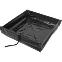 Collapsible Roll-Up Spill Berm, 15 US gal. Capacity, 2' W x 2' L x 6" H Rideout Tool & Machine Inc.