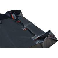 IBX Wall Pop-Up Berm, 268 US gal. Capacity, 6' W x 6' L x 12" H, Snap-Up Bracket Rideout Tool & Machine Inc.