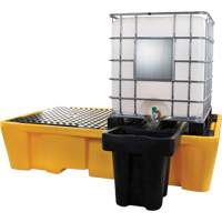 Double IBC Spill Pallet, 317 US gal. Spill Capacity, 89" x 57" x 23" Rideout Tool & Machine Inc.