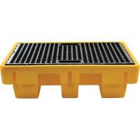 2-Drum Spill Pallet, 61 US gal. Spill Capacity, 51.5" x 36" x 15" Rideout Tool & Machine Inc.