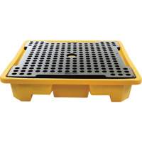 4-Drum Spill Pallet, 66 US gal. Spill Capacity, 57.5" x 57.5" x 12" Rideout Tool & Machine Inc.