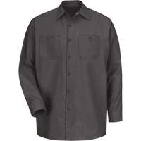 Chemise industrielle de travail &agrave; manches longues, Hommes, Moyen, Charbon Rideout Tool & Machine Inc.