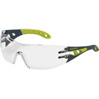 MX200 Rimless Wraparound Safety Glasses, Clear Lens, Anti-Fog/Anti-Scratch, ANSI Z87+/Meets/Exceeds CSA Z94.3 Rideout Tool & Machine Inc.