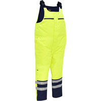 Salopette pour le froid extr&ecirc;me Bisley, Polyester, Petit, Jaune lime haute visibilit&eacute; Rideout Tool & Machine Inc.