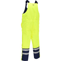 Salopette pour le froid extr&ecirc;me Bisley, Polyester, Petit, Jaune lime haute visibilit&eacute; Rideout Tool & Machine Inc.