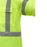 Bisley&reg; X-Back Long Sleeve Work Shirt with X-Airflow, Poly-Cotton, Small, High Visibility Lime-Yellow Rideout Tool & Machine Inc.
