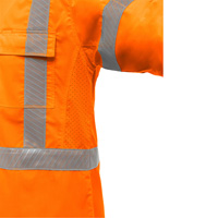 Bisley&reg; X-Back Long Sleeve Work Shirt with X-Airflow, Poly-Cotton, Small, High Visibility Orange Rideout Tool & Machine Inc.