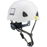 Casque de s&eacute;curit&eacute; d'escalade Fibre Metal, R&eacute;pond aux normes CSA type 2, Suspension Rochet, Non ventil&eacute; Rideout Tool & Machine Inc.