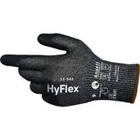 HyFlex&reg; 11-543 Cut Resistant Gloves, Size 6, 13 Gauge, Nitrile Coated, Nylon/Stainless Steel/HPPE/Spandex Shell, ASTM ANSI Level A7/EN 388 Level F Rideout Tool & Machine Inc.