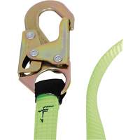 SA-54000-6 Shock Absorbing Lanyard, 6', Snap Hook Center, Snap Hook Leg Ends, Polyester Rideout Tool & Machine Inc.