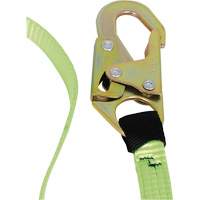SA-54000-6 Shock Absorbing Lanyard, 6', Snap Hook Center, Snap Hook Leg Ends, Polyester Rideout Tool & Machine Inc.