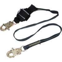 Arc Flash Web Shock-Absorbing Lanyard, 6', Snap Hook Center, Snap Hook Leg Ends, Kevlar&reg; Rideout Tool & Machine Inc.