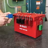 Velocity Plus Safety Lockout Padlock, Orange, Keyed Alike, Aluminum, 1-1/2" Width Rideout Tool & Machine Inc.