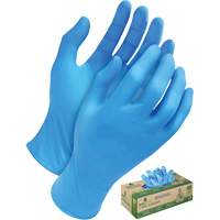 Gants jetables en tri polym&egrave;re, Petit, Poly&eacute;thyl&egrave;ne, 5 mils, Sans poudre, Bleu Rideout Tool & Machine Inc.
