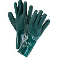 Gants verts &agrave; double enduit, 12" lo, PVC, Doublure en Jersey de coton, 70 mils Rideout Tool & Machine Inc.