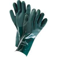 Gants verts &agrave; double enduit, 14" lo, PVC, Doublure en Jersey de coton, 70 mils Rideout Tool & Machine Inc.