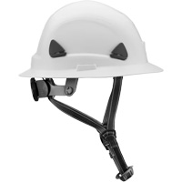 Casque Fibre Metal de style escalade avec bordure compl&egrave;te, R&eacute;pond aux normes CSA type 2, Suspension Rochet, Non ventil&eacute; Rideout Tool & Machine Inc.