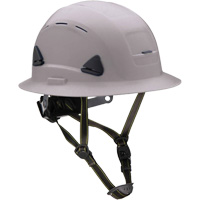 Fibre Metal Climbing Style Helmet with Full Brim, Meets CSA Type 2, Ratchet Suspension, Vented Rideout Tool & Machine Inc.