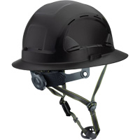 Fibre Metal Climbing Style Helmet with Full Brim, Meets CSA Type 2, Ratchet Suspension, Vented Rideout Tool & Machine Inc.