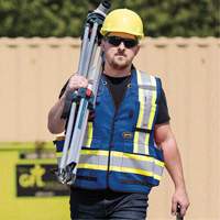 6681 High-Visibility Antimicrobial Mesh-Back Surveyor Vest, Royal Blue, Small, Polyester Rideout Tool & Machine Inc.