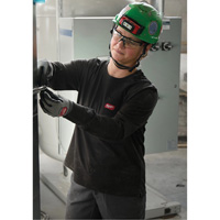 T-shirt &agrave; manches longues avec poches GRIDIRON, Femmes, T-petit, Bleu Rideout Tool & Machine Inc.