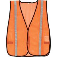 Compact Mesh Safety Vest, High Visibility Orange, Polyester Rideout Tool & Machine Inc.
