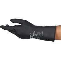 AlphaTec&reg; 87-118 Chemical-Resistance Gloves, Size Small/7, 12.6" L, Rubber Latex, Cotton Inner Lining, 31-mil Rideout Tool & Machine Inc.