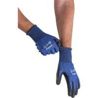 Gants &eacute;lastiques &eacute;cologiques r&eacute;sistants &agrave; la coupe, Taille 7, Calibre 18, Rev&ecirc;tement Polyur&eacute;thane, Enveloppe en Acier inoxydable/PEHP/rPET, ASTM ANSI niveau A5 Rideout Tool & Machine Inc.