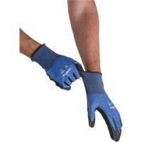 Gants l&eacute;gers et haute dext&eacute;rit&eacute; r&eacute;sistants &agrave; la coupe, Taille 7, Calibre 18, Rev&ecirc;tement Mousse de nitrile, Enveloppe en Acier inoxydable/PEHP/Tungst&egrave;ne, ASTM ANSI niveau A9 Rideout Tool & Machine Inc.