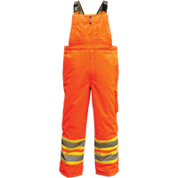 6450PO Freezer 300D Trilobal Overalls, Polyester, Small, High Visibility Orange Rideout Tool & Machine Inc.