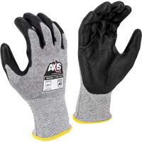 Gants de travail r&eacute;sistants &agrave; la coupe, compatibles avec &eacute;crans tactiles RWG566 AXIS, Taille T-petit, Calibre 18, Rev&ecirc;tement Polyur&eacute;thane, Enveloppe en Acier inoxydable/PEHP, ASTM ANSI niveau A5/EN 388 niveau E Rideout Tool & Machine Inc.