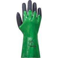 SolvStop Chemical-Resistant Gloves, Size 7, 12" L, PVC Rideout Tool & Machine Inc.