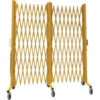 Barri&egrave;re extensible, 84" h x 20' lo, Jaune Rideout Tool & Machine Inc.