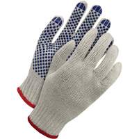 Deny&reg; Poly-Cotton Glove with PVC Dots, Size Small Rideout Tool & Machine Inc.