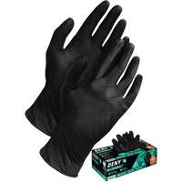 Gants jetables Deny, Petit, Nitrile, 6 mils, Sans poudre, Noir Rideout Tool & Machine Inc.