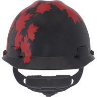 Specialty V-Gard&reg; Hard Hat, Ratchet Suspension, Black/Red Rideout Tool & Machine Inc.