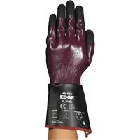 EDGE&reg; 48-939 Gauntlet Gloves, Size 6, 13 Gauge, Nitrile Coated, Polyester/HPPE/Spandex Shell, ASTM ANSI Level A4 Rideout Tool & Machine Inc.