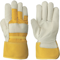 Women's Insulated Cow Grain Gloves, One Size, Grain Cowhide Palm, Fleece Inner Lining Rideout Tool & Machine Inc.