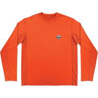 Chill-Its 6689 Cooling Long Sleeve Sun Shirt with UV Protection, Orange, Small Rideout Tool & Machine Inc.