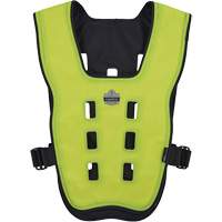 Chill-Its 6685 Dry Evaporative Cooling Vest with Zipper Closure, X-Small, High Visibility Lime-Yellow Rideout Tool & Machine Inc.