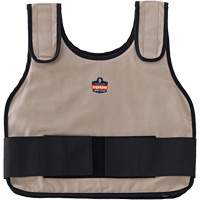 Chill-Its 6230 Standard Phase Change Cooling Vest with Rechargeable Packs, Small/Medium, Khaki Rideout Tool & Machine Inc.