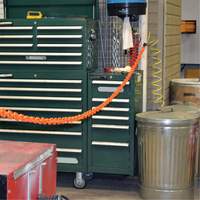 Magnetic Chain Barrier Warehouse Kit, Orange Rideout Tool & Machine Inc.