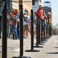 Plastic Barrier Chain, Green Rideout Tool & Machine Inc.