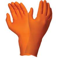 TOUCHNTUFF 93-800 Disposable Gloves, 6.5/7, Latex/Neoprene/Nitrile, 23.6-mil, Powder-Free, Orange Rideout Tool & Machine Inc.