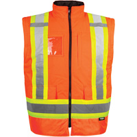 High-Visibility 7-in-1 Jacket, Polyester, High Visibility Orange, X-Small Rideout Tool & Machine Inc.