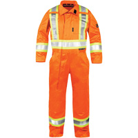 Combinaison ignifuge haute visibilit&eacute;, Taille Petit, Orange Rideout Tool & Machine Inc.