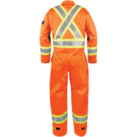 Combinaison ignifuge haute visibilit&eacute;, Taille Petit, Orange Rideout Tool & Machine Inc.