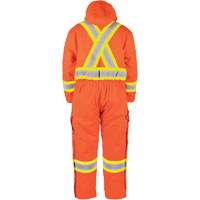 Salopette en canevas doubl&eacute;e haute visibilit&eacute;, Petit, Orange haute visibilit&eacute; Rideout Tool & Machine Inc.